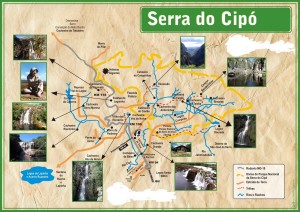 Mapa Serra do Cipo por serradocipoexperiente.blogspot.com